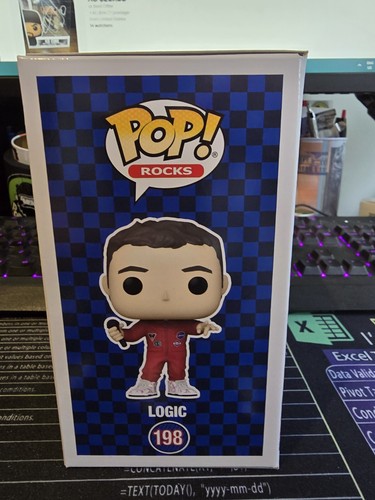 Logic 198 ~ Funko Pop Vinyl ~ Rocks In POP PROTECTOR - Picture 3 of 7