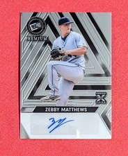 🔥Zebby Matthews Auto /199 -2024 Press Pass Premium - Silver Brite Brite 
