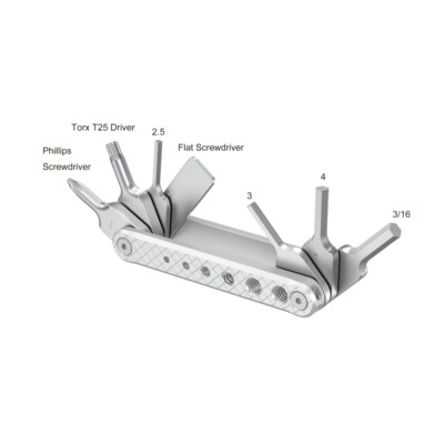 SmallRig 7-Blade Multi-Tool with Screw Storage -AAK2213D