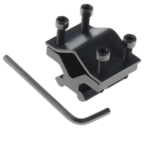 Aluminum Scope Ring Mount Hunting Barrel Mount Adapter w/Rail 20mm - Picture 7 of 8