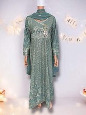 Traditional Designer Gown Set with Pant and Dupatta   Ethnic Wear for Women-08