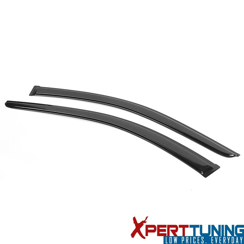 Se adapta a 03-07 Honda Accord cupé viseras de ventana ventilación deflector de lluvia acrílico 2 piezas Foto 3 de 4