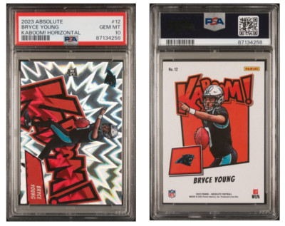 2023 ユベル PSA 10 ボーナスパック BRYCE YOUNG 2023 ABSOLUTE KABOOM RC #12 GEM PSA 10