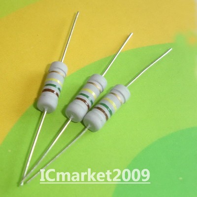 50 PCS 2W-150K 5% 2 WATT 150K OHM 150KOHM CARBON FILM RESISTOR