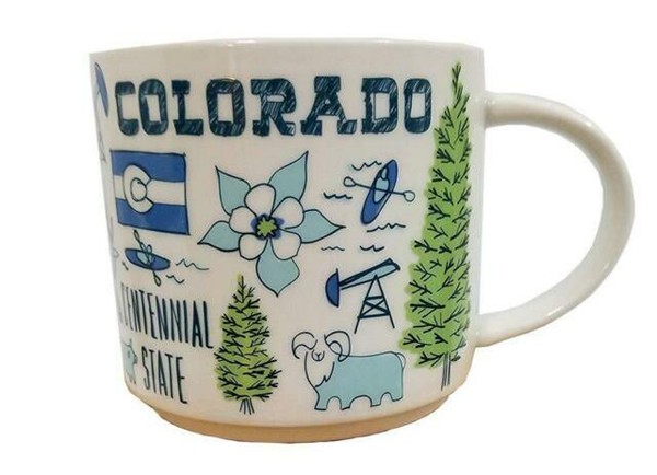 State Mugs Colorado Been There Starbucks Series State Mug Coffee Cup 14 Oz Be The ...