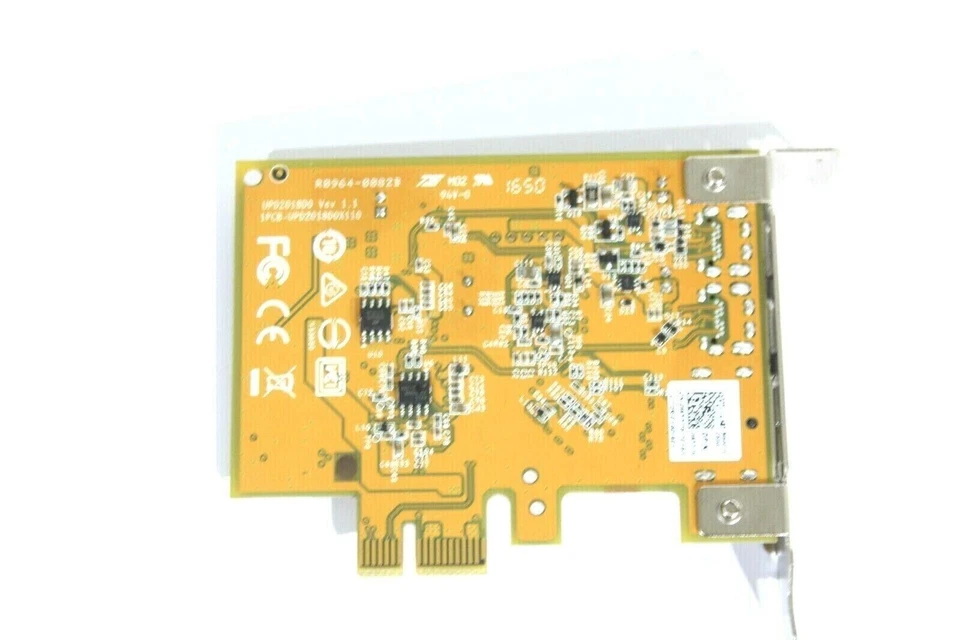 2GT22 Dell USB 3.1 Gen 2 PCIe Network Adapter Card 2 Type-C 1 Display Port Input - Image 3 of 3