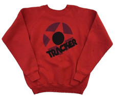 Tracker Skateboard Trucks Vintage Raglan Sweatshirt Men's Size XL Made in USA