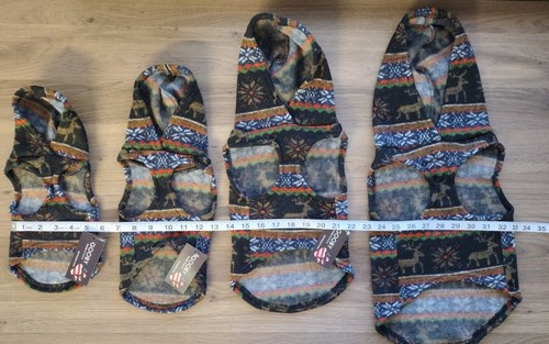 Gooby Small Breed Dog Puppy Cat Argyle Sweater or Winter Deer Hoodie XS S M L - Picture 28 of 28