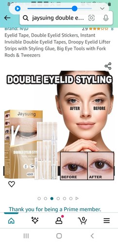 480pcs Eyelid Tape Adhesive Eye Lift Strips Stickers Double Waterproof Makeup - Picture 5 of 5