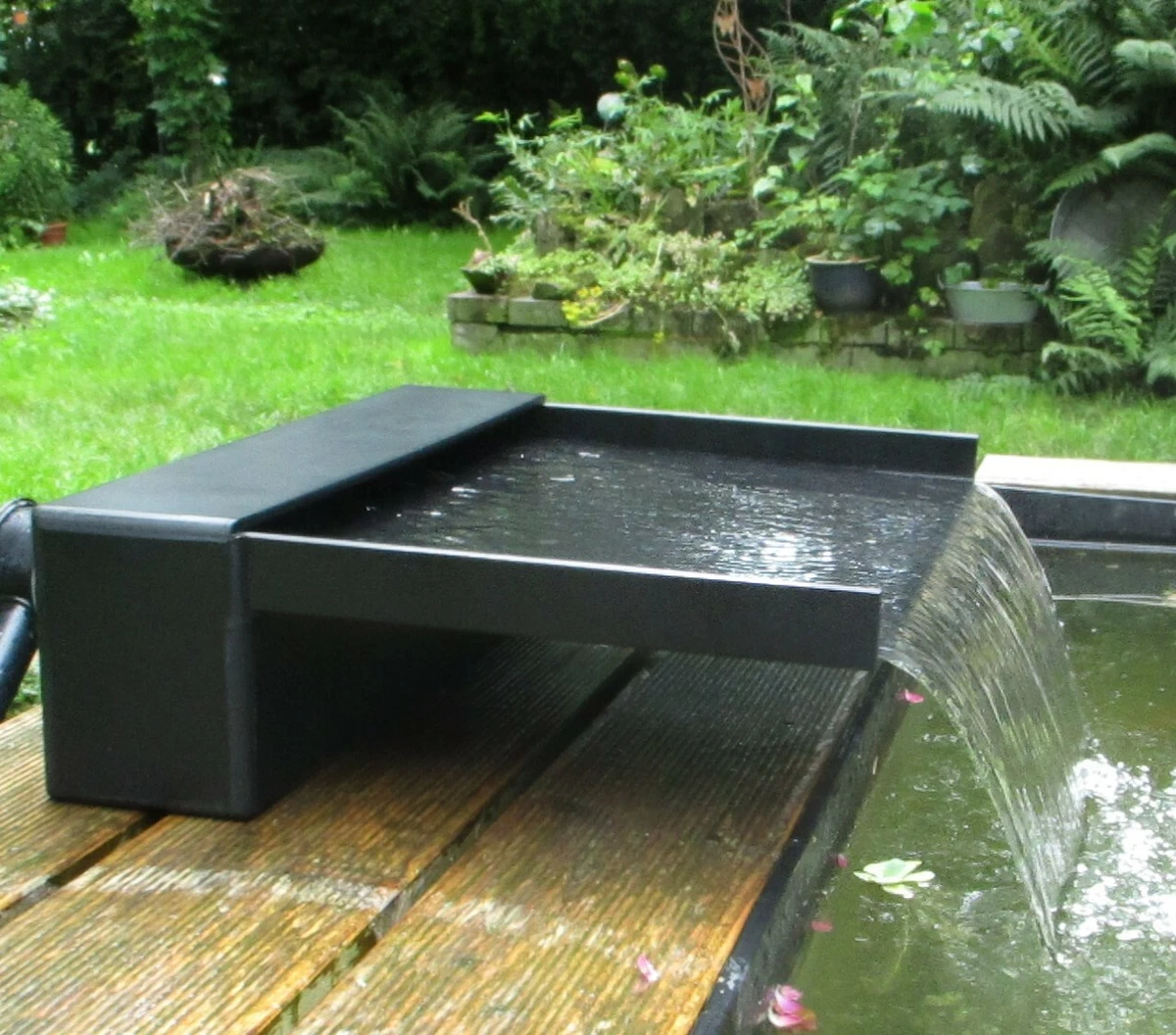 Scarico A Pavimento Per Laghetto Da Giardino - ABS Nero Con Schermo Protettivo, Per Tubi In PVC