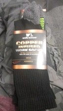 Wells Lamont 2 Pair Performance Socks Size 13-15 Copper Infused Socks Non Bindin