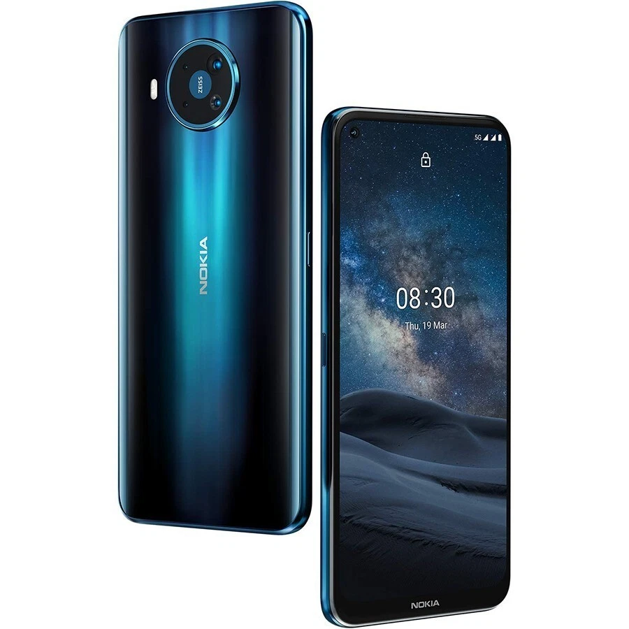 Original Unlocked Nokia 8.3 4G/5G - 64GB/128GB WiFi Fingerprint Polar Night Blue
