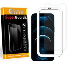 Tempered Glass Screen Protector For iPhone 14 13 12 / Pro / Pro Max / Plus Tray