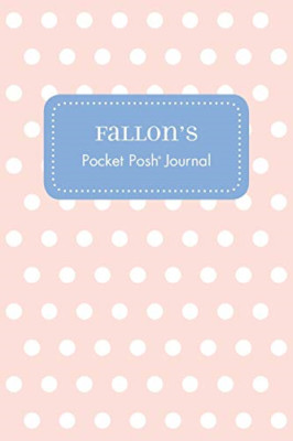 Fallon's Pocket Posh Journal, Polka Dot -  NEW Andrews Mcmeel  2016