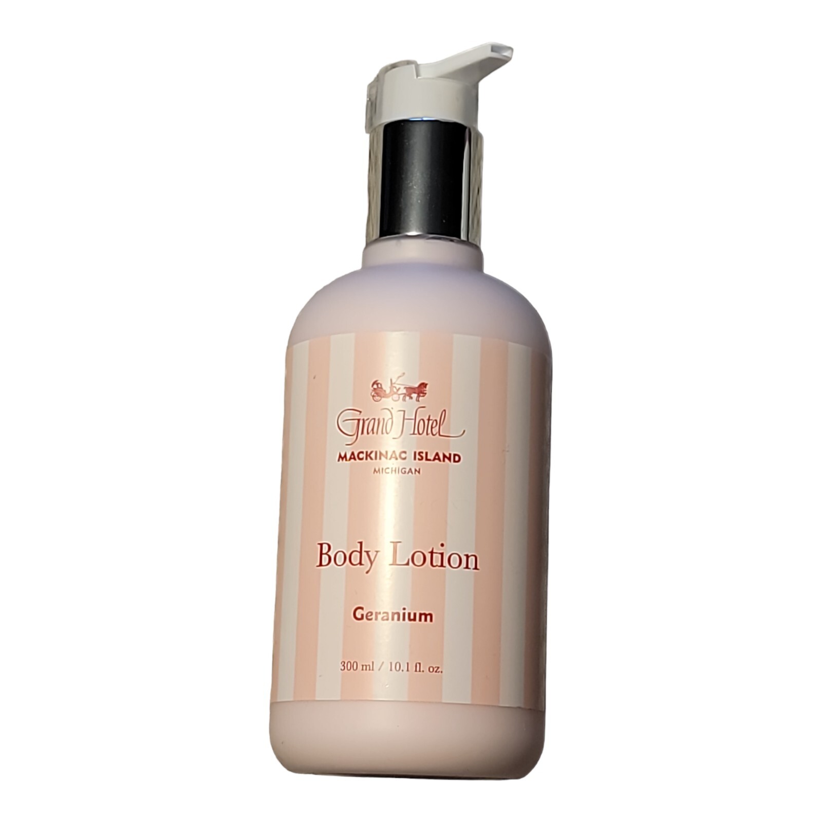Grand Hotel Body Lotion Geranium Carriage Logo 10.1 FL OZ EACH New Set Of 2