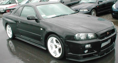 NISSAN SKYLINE GT-R BNR34 GRILLE FRONT BUMPER 62256-AA400 replace