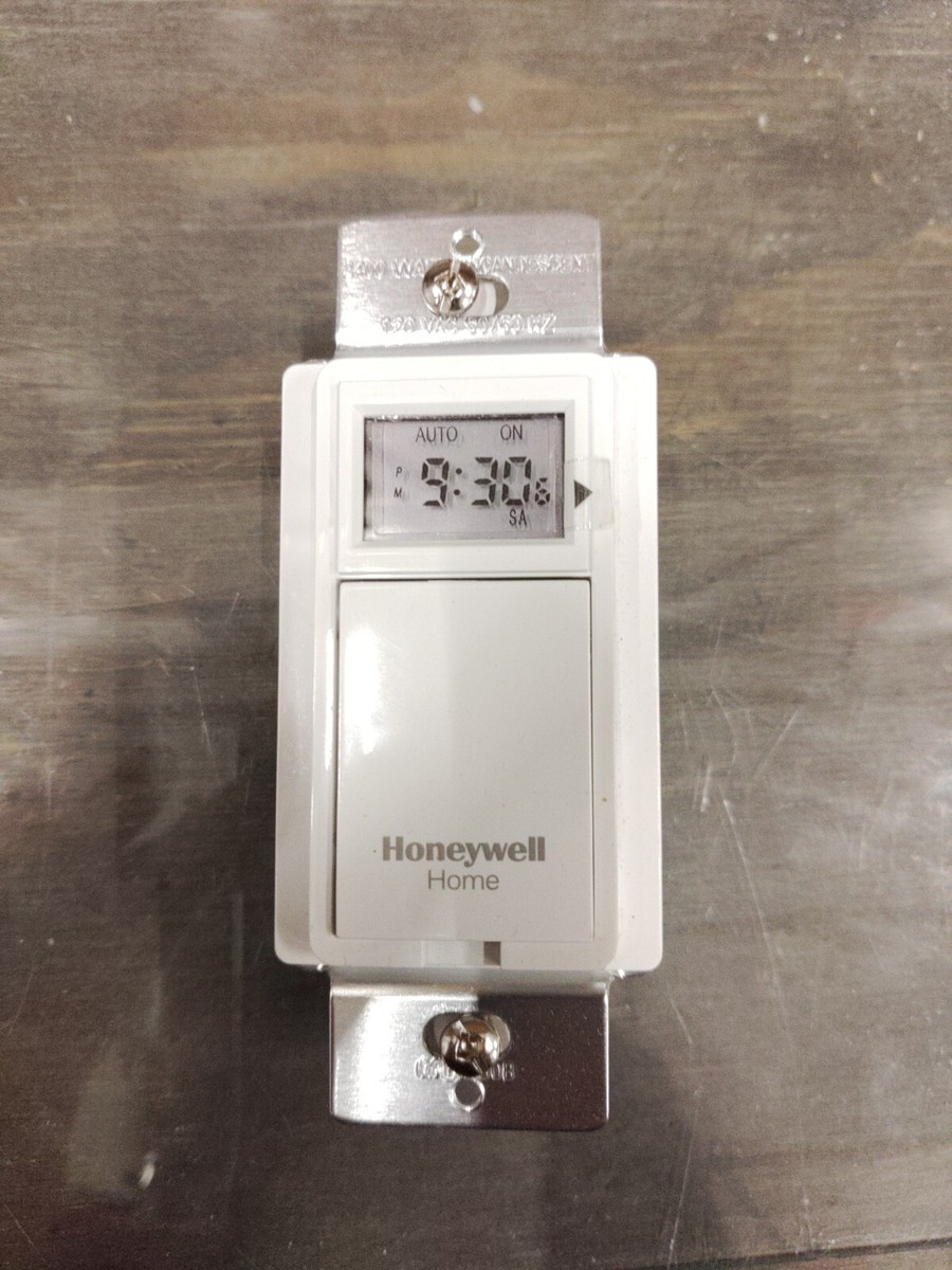 Honeywell Home RPLS730B White 7-Day Programmable Light Switch