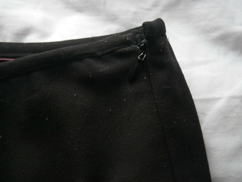 Black Embroidered Skirt Ladies Size 16 George Collection Unusual A-Line Skirt - Picture 6 of 10