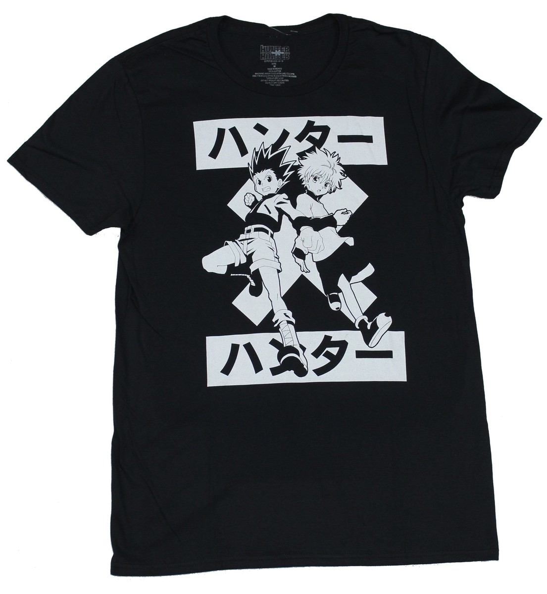 Hunter X Hunter Mens T-Shirt -X Duo in Japanese Characters | eBay