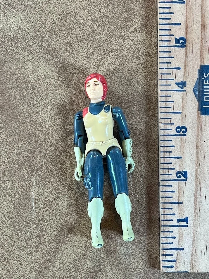 Винтаж 1982 Scarlett прямой руки v1 фигурка винтажный G I Joe ARAH - Изображение 2 из 4