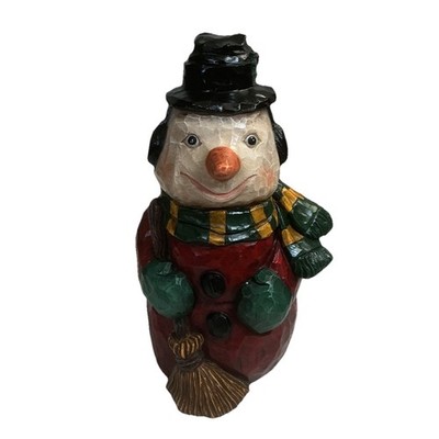 Craig Kirkwood Laramie Wy. Folk Art Snowman Figure 7.5 in