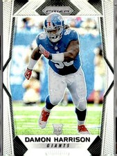 2017 Panini Prizm Damon Harrison Silver Prizm Rookie