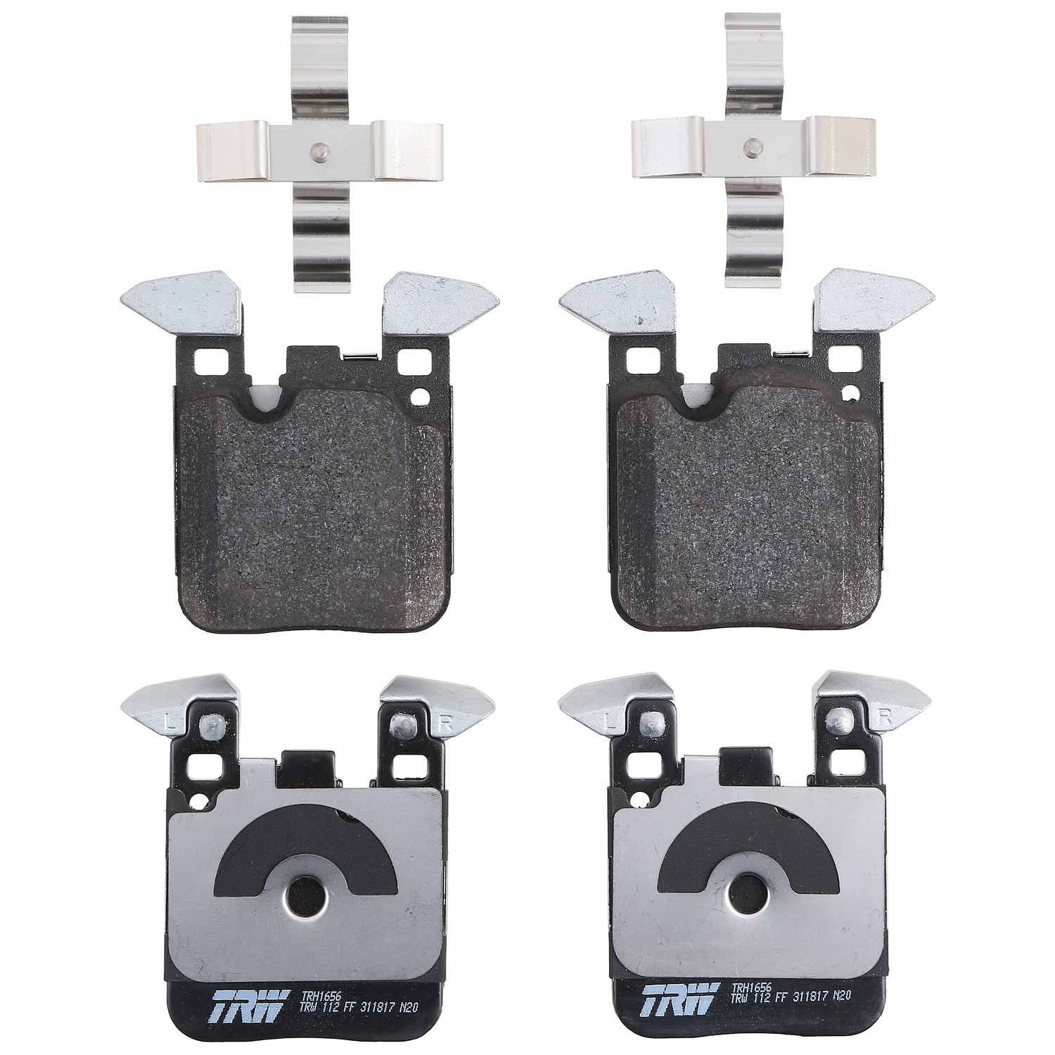 Disc Brake Pad Set for BMW 328i 2012 - 2016 TRW  Pro TRH1656