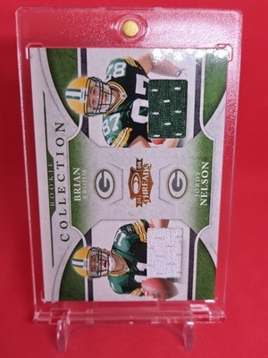 2008 Donruss Threads Brohm Jordy Nelson #RCCM-5 Packers RC Dual Patch /500  
