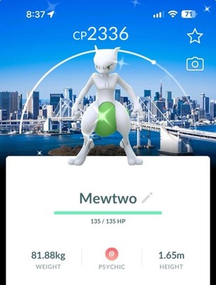 Pokemon Shiny Mewtwo Tokyo Japan Background TRA-DE Go Go Fest 2026 Read Desc. 