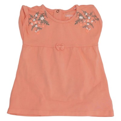 Staccato, Kleid, Größe: 80, Orange, Baumwolle/Elasthan, Blumen, Mädchen #HIL