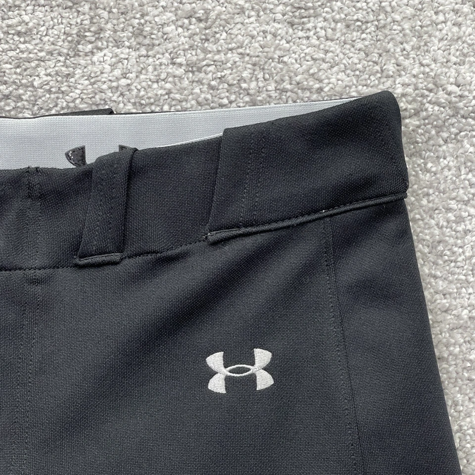 Pantalones de Softbol Under Armour Niñas Jóvenes Grandes YLG UA Utility Pro Crop 1356907 Foto 3 de 4