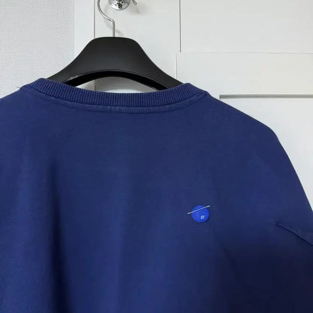 Ader Error Verif Logo Sweatshirt Men Navy