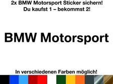 BMW Motorsport Aufkleber Auto Tuning Sticker Heckscheibe Wunschfarbe