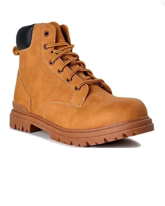 Ozark Trail Men's Troy Faux Suede Boots Mens Size 7 Light Brown NWB