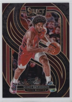 2024 Panini Select Premier Level Maroon Prizm 166/175 Scoot Henderson #119 p8v