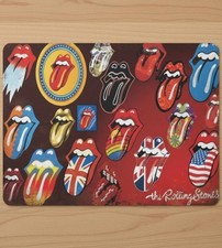 The Rolling Stones 9.5 x 8 Mouse Pad With Anti-Slip Rubber Backing Made In USA