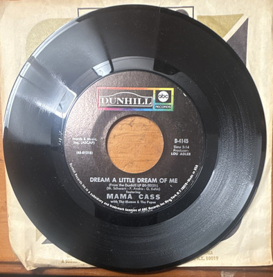 Mama Cass Dream A Little Dream Of Me/Midnight Voyage Dunhill D-4145 7'' 45