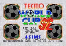 Tecmo World Cup Soccer - Sega Genesis Game
