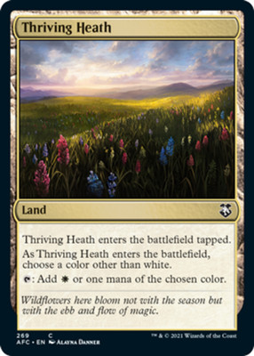 Thriving Heath Commander: Adventures in the Forgotten Realms Lightly Played, Eng