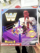 Mattel Royal Rumble Official Retro Ring Including Brother Love Retro Figure New