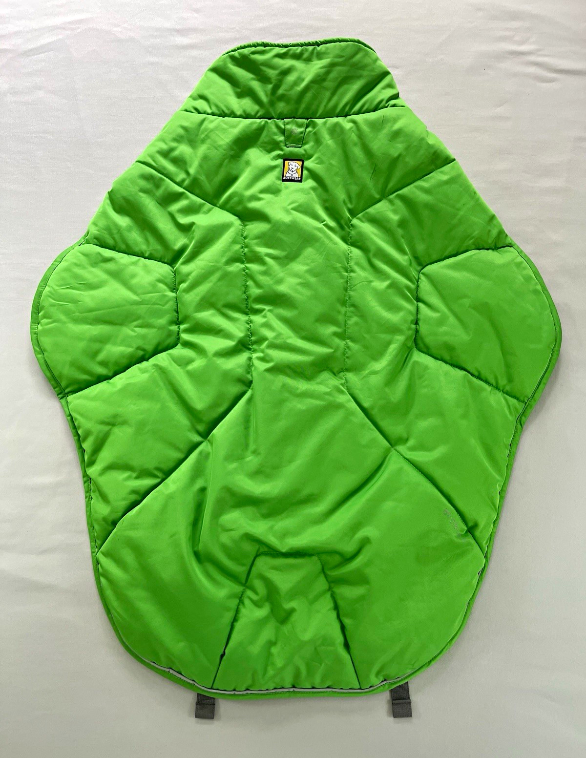 Ruffwear Quinzee Dog Jacket Coat XL Green/Gray Polyester Reflective