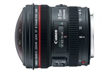 Canon EF 8-15mm f/4L Fisheye USM Ultra-Wide Zoom Lens