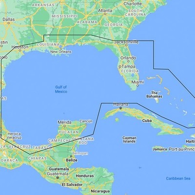 Electronic Chart Reveal Coastal Gulf of Mexico & the Bahamas microSD Format