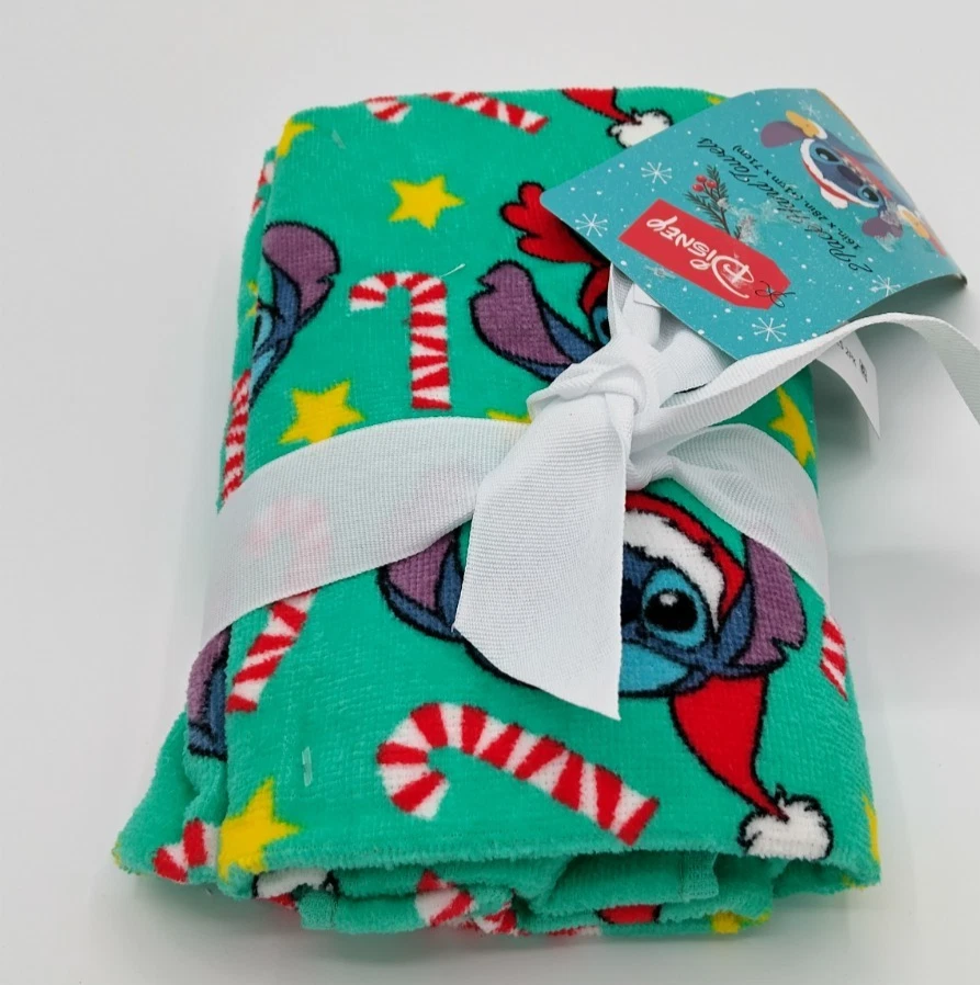 Pack de 2 toallas de mano de Navidad Disney Lilo & Stitch - nuevas Foto 2 de 4