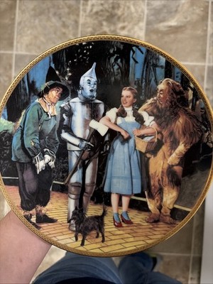 Wizard Of Oz We re Off To See The Wizard Hamilton Collection Plate Ltd Ed Ex Con