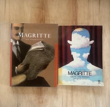 Lot 2 Magritte Art Books 1985 Hammacher 1P HC DJ 1979 Torczyner SC  Surrealism