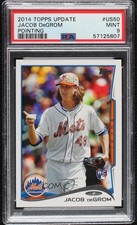 2014 Topps Update SP Photo Variation Jacob deGrom (Pointing) PSA 9 MINT 0b7q