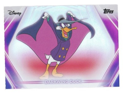 2026 Topps Disney Neon Holo Foil 123 Darkwing Duck (Darkwing Duck)