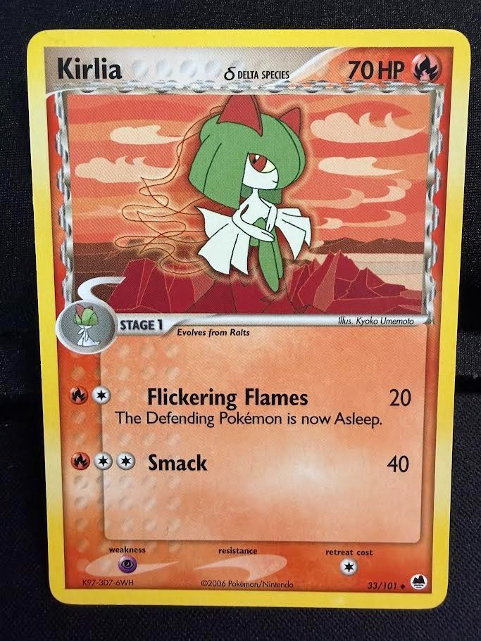 Pokemon Ex Dragon Frontiers Kirlia Uncommon (33/101) NM/LP