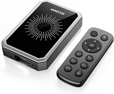 4-in-1 Wireless CarPlay & Android Auto Adapter, Smart AI Box for Netflix,YouTube